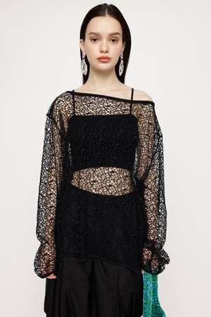 SLY | OVERSIZE NET トップス (Tシャツ・カットソー(長袖) ) |SHEL 