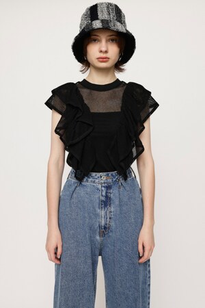 SLY | MESH FRILL トップス (タンクトップ ) |SHEL'TTER WEBSTORE