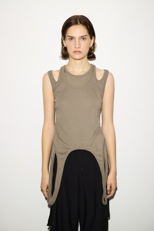 THROW by SLY | 【THROW】LAYERED HOLE TANK トップス (タンクトップ ) |SHEL'TTER WEBSTORE