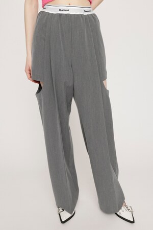 SIDE HOLE RELAX TROUSERS