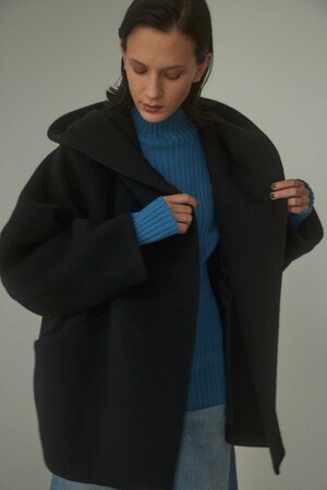 BLACK BY MOUSSY | hood wool coat (コート ) |SHEL'TTER WEBSTORE