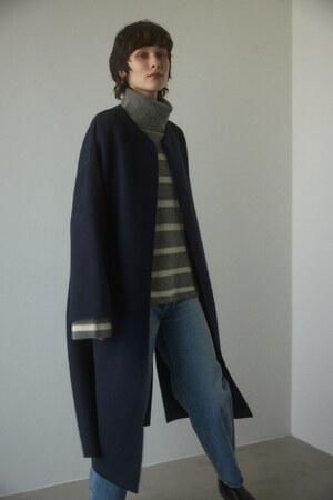 BLACK BY MOUSSY | big silhouette wool coat (コート ) |SHEL'TTER