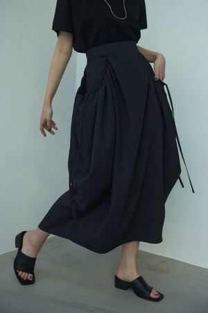 BLACK BY MOUSSY | vents easy skirt (スカート(ミディアム) ) |SHEL