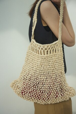 BLACK BY MOUSSY | sisal macrame bag (すべて ) |SHEL'TTER WEBSTORE