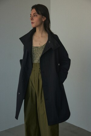 BLACK BY MOUSSY | big stand collar coat (コート ) |SHEL'TTER WEBSTORE