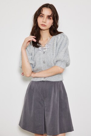 rienda | ラメシャギーカーデKnit TOP (ニット ) |SHEL'TTER WEBSTORE