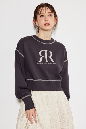 rienda | クロップドRRスウェットTOP (スウェット・パーカー ) |SHEL