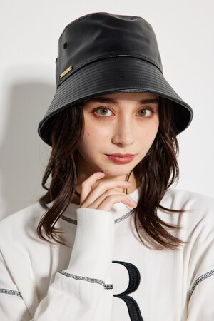 NEW ERA(R)×rienda Fレザーバケットハット