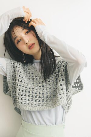 rienda | クロップドベストKnit TOP (ニット ) |SHEL'TTER WEBSTORE