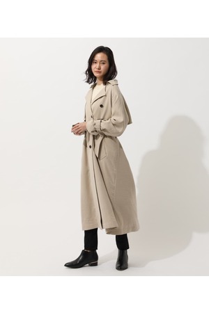 ONE FLAP TRENCH COAT