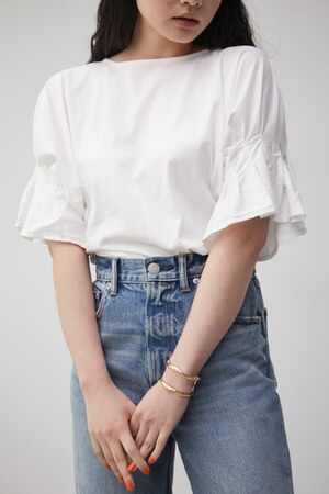 AZUL BY MOUSSY | TUCK HALF SLEEVE CUT TOPS (Tシャツ・カットソー