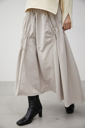 RANDOM GATHER ASYMMETRY SKIRT