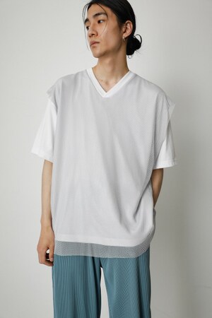 AZUL BY MOUSSY | MESH LAYERED TEE (Tシャツ・カットソー(半袖 
