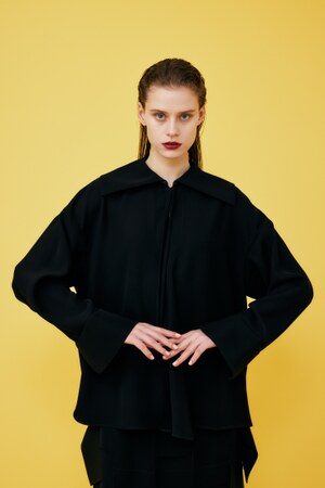 SAILOR-COLLAR PULLOVER｜38｜BLK｜SHIRTS AND BLOUSES ...