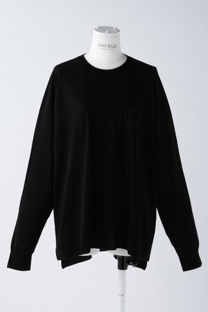 WIDE-BOX PULLOVER｜38｜BLK｜KNIT WEAR｜|ENFÖLD