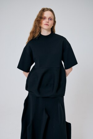 SOLID-PEPLUM PULLOVER｜38｜BLK｜KNIT WEAR｜|ENFÖLD OFFICIAL ONLINE