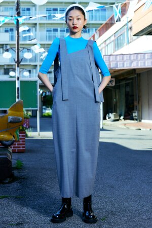 STRAIGHT JUMPER-SKIRT｜36｜T.GRY｜SKIRT｜|ENFÖLD OFFICIAL ONLINE STORE | エンフォルド 公式通販