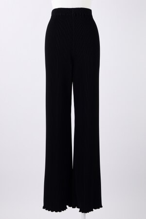 PLEATS FLARE‐HEM PANTS｜36｜BLK｜TROUSERS｜|ENFÖLD OFFICIAL ONLINE STORE |  エンフォルド公式通販