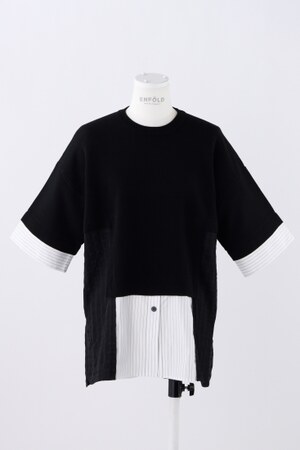 KNIT-COMBI PULLOVER