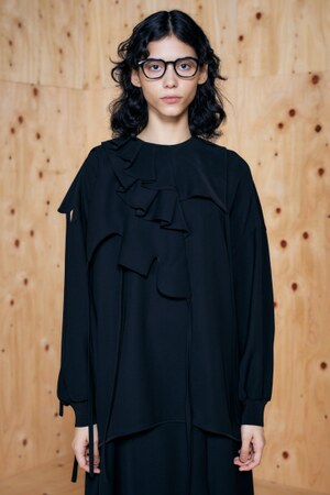 NECK-PARTS PULLOVER｜38｜BLK｜SHIRTS AND BLOUSES｜|ENFÖLD OFFICIAL