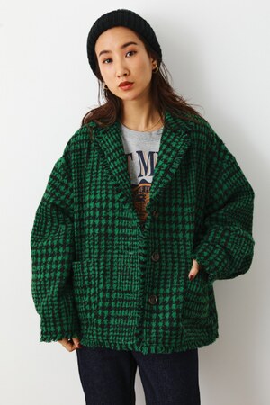 TWEEDビッグシルエットジャケット