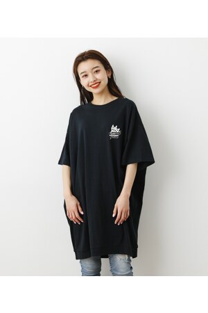 リボンロゴTシャツワンピース