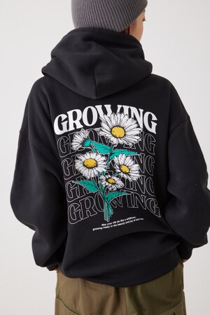 RODEO CROWNS WIDE BOWL | GROWINGフラワースウェットパーカー (T