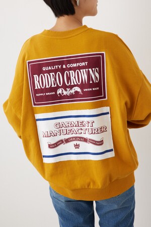 RODEO CROWNS WIDE BOWL | ダブルパッチスウェットトップス (Tシャツ 