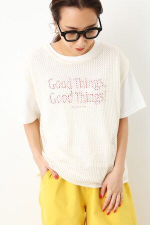 RODEO CROWNS WIDE BOWL | 2WAYメッシュニットベスト&TシャツSET