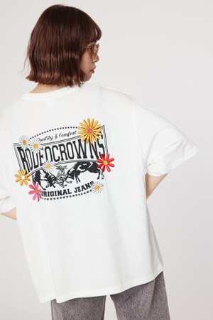 RODEO CROWNS WIDE BOWL | Flower Bloom Logo Tシャツ (Tシャツ