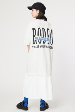 RODEO CROWNS WIDE BOWL | BACK LOGO ドッキングワンピース 