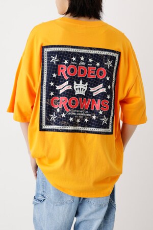 RODEO CROWNS WIDE BOWL | メンズレトロバンダナパッチTシャツ (T