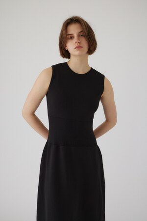 RIM.ARK | Neck design box dress (ワンピース(ロング） ) |SHEL'TTER 