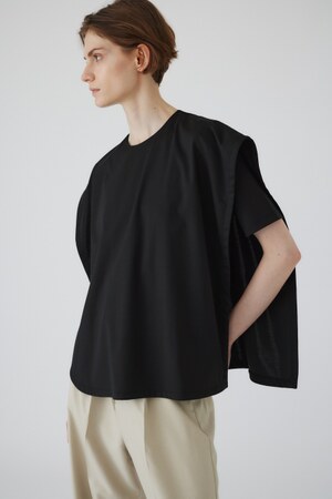 RIM.ARK | Layered square cut tops (T-SHIRT(SHORT SLEEVE) ) |RIM.ARK ONLINE  STORE