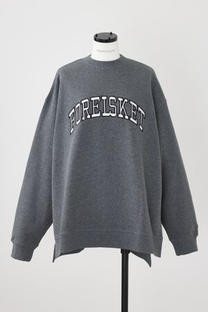 combination crew-neck pullover｜M｜D/NVY｜cut and sewn｜någonstans 
