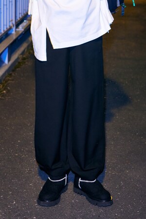 straight cocoon pants