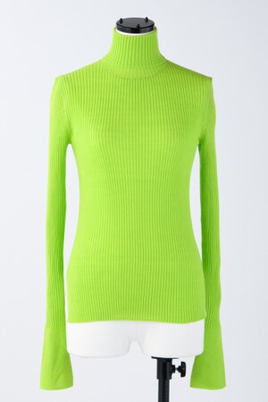 high-neck long sleeves｜M｜LIME｜knit wear｜någonstans official ...