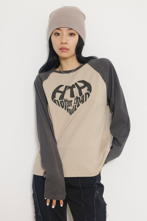 LAGUA GEM | LAGUA × HTH RAGLAN ロングTシャツ (Tシャツ・カットソー 