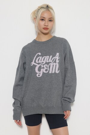 LAGUA LOGO OVER KNIT