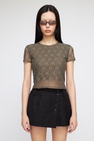 LAGUA GEM | FLOR LACE Tシャツ (Tシャツ・カットソー(半袖) ) |SHEL 