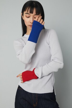 HeRIN.CYE | Color block pullover (ニット ) |SHEL'TTER WEBSTORE