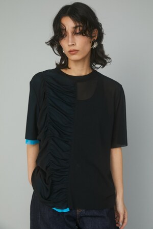 HeRIN.CYE | Half body mesh tops (Tシャツ・カットソー(半袖) ) |SHEL 