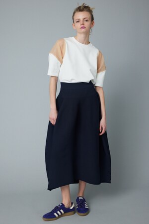 HeRIN.CYE | Jersey volum knit skirt (スカート(ロング) ) |SHEL'TTER