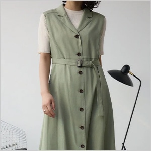 ウエストマークワンピ